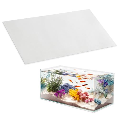 Aquarium Leveling Mat, 12 x 24 Inch Under Tank Pad, 6mm Thick Non-Slip Shockproof Fish Tank Cushion, Waterproof, Easy to Cut, White - color: White, size: 12 x 24in