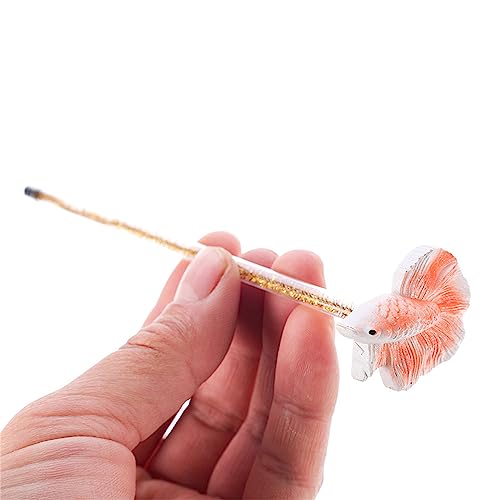 Betta Fish Training Wand Betta Starter Kits Resin Training Stick NaturalHabitat Fishtank Betta Tail Wand Aquariums Decor Fish Tanks Decoration Resin Aquarium Decoration
