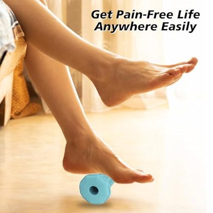 Blue Foot Massager Roller Set for Plantar Fasciitis, Arch&Heel Pain Relief - color: Blue Combination