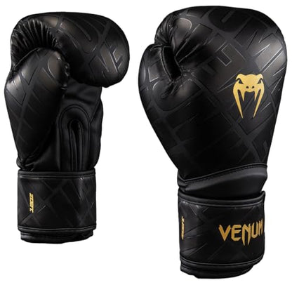 Venum Contender Boxing Gloves - color: Black/Gold, size: 16-Ounce, style: Contender 1.5 XT 3D