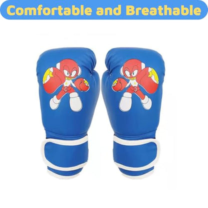 Boxing Gloves for Kids Kids Boxing Gloves Red Blue - size: shock boy