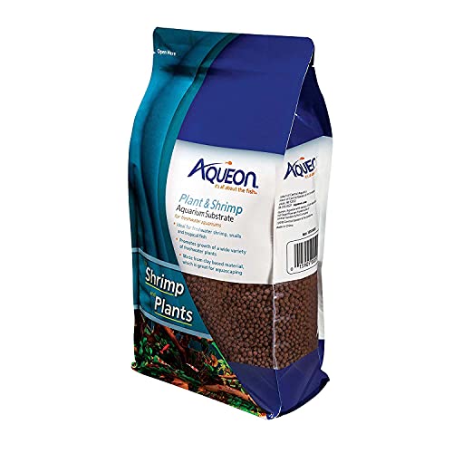 Aqueon Plant and Shrimp Aquarium Substrate, Aqua Soil for Fish Tanks, 5 Pounds - size: 5 Pounds