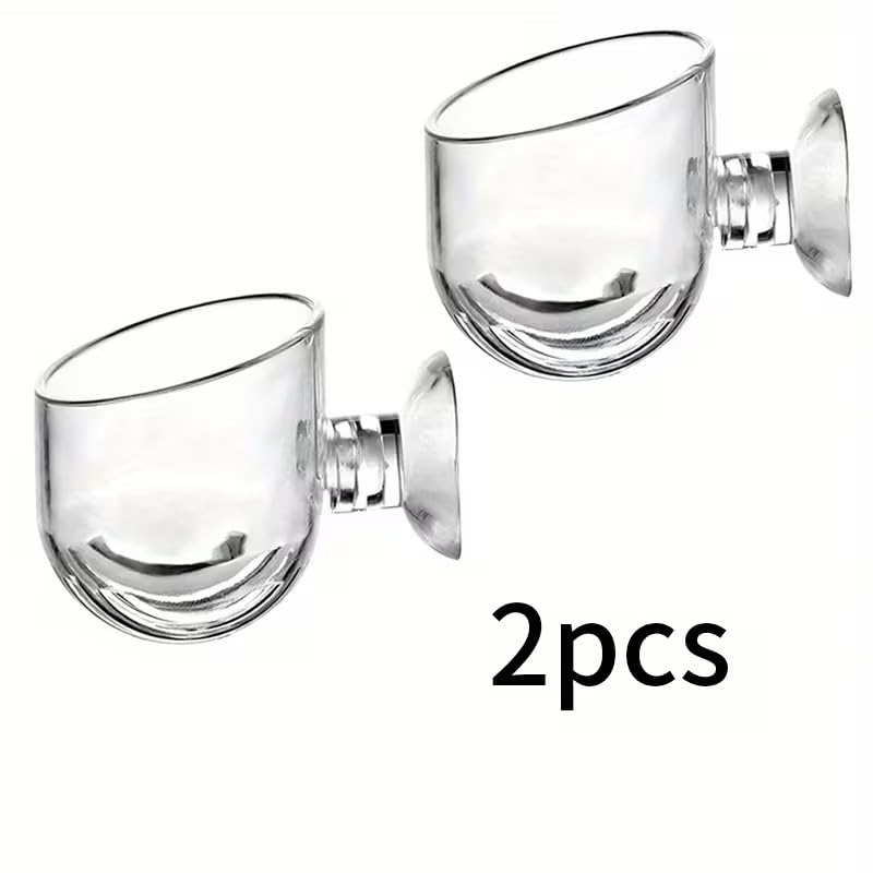 2pcs Aquarium Plant Pot, Plastic Fish Tank Plants Holder Aquarium Planter - color: Clear Plant Pot