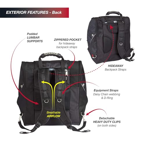 Athalon Everything Boot Bag/Backpack - color: Gray/Purple