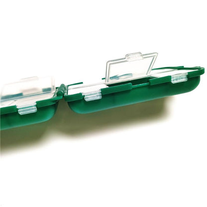 KALAVARMA Waterproof Fishing Lure Box Spoon Hooks Baits Storage Tackle Box Containers for Casting Fishing Fly Fishing - color: Green