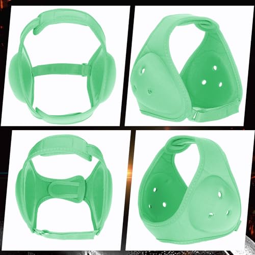 Jerify 2 Pcs Wrestling Headgear for Kid Youth, Light Pink,Light Green - color: Light Pink,Light Green