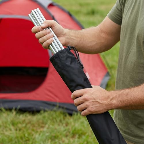 Toddmomy Tent Pole Storage Bags 4 Pack Portable Camping Organizer Pouches for Hiking Poles Awning and Fishing Gear Lightweight Durable for Outdoor Travel