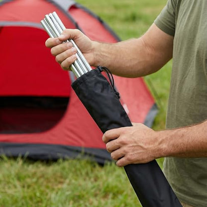 Toddmomy Tent Pole Storage Bags 4 Pack Portable Camping Organizer Pouches for Hiking Poles Awning and Fishing Gear Lightweight Durable for Outdoor Travel