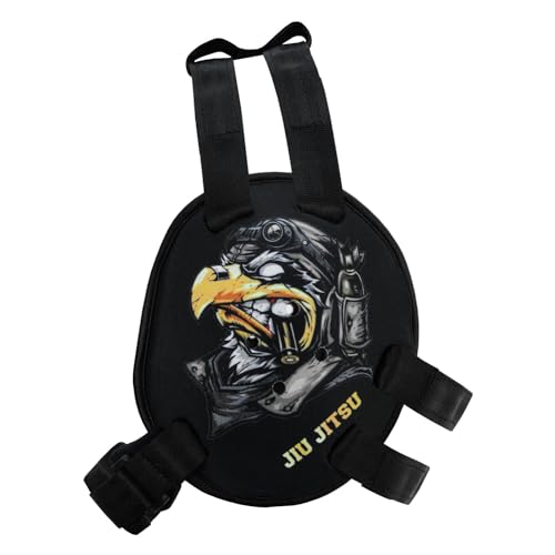 ROAR-INT BJJ Ear Guard New Easy to Adjust Design Wrestling Protective Headgear Wrestling Ear Guard MMA Jiu Jitsu - color: Tiger-Eagle