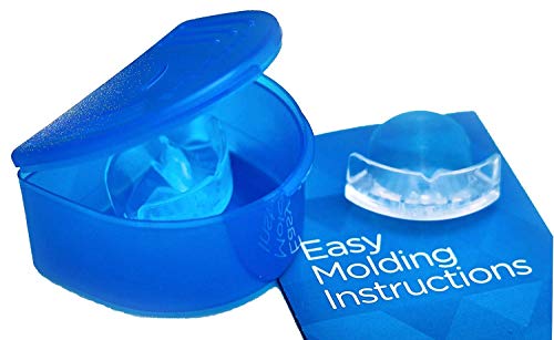 SmartGuard Dental Guard Night Guard for Clenching, Bruxism, and Grinding Dentist Designed Includes 2 Guards, 1 Travel Case, and a 60-Day Supply of Premium Cleaning Crystals - size: 9 Piece Set