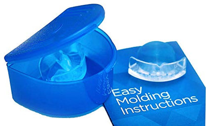 SmartGuard Dental Guard Night Guard for Clenching, Bruxism, and Grinding Dentist Designed Includes 2 Guards, 1 Travel Case, and a 60-Day Supply of Premium Cleaning Crystals - size: 9 Piece Set