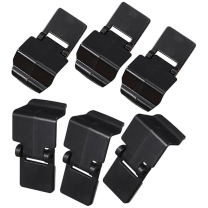 Gatuida 6Pcs Turtle Terrarium Buckle Locks Reptile Feeding Tank Clips Anti-Escape Latches for Amphibious and Rainforest Tanks Easy Install Secure Lid Lock