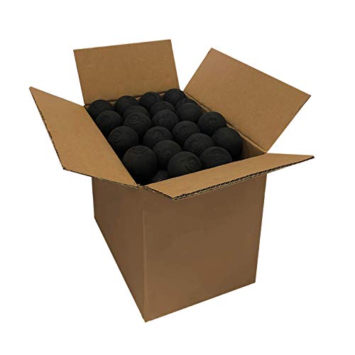 Velocity Lacrosse Balls - 60 and 120 Packs - for Practice, Official NFHS and College Approved Size - color: Black, size: 120 Balls, style: Practice Ball