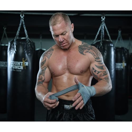 180” Boxing Hand Wraps - Semi-Elastic Cotton Wraps with Thumb Loop for Boxing, MMA, Muay Thai, Kickboxing - Unisex