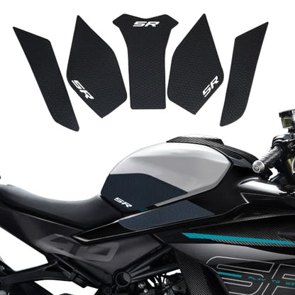 for CFMOTO CF Moto 450SR SR450 450 SR 2023 - Motorcycle Side Fuel Tank pad Tank Pads Protector Stickers Decal Gas Knee Grip Traction Pad 450SR 2024 tankpad Black