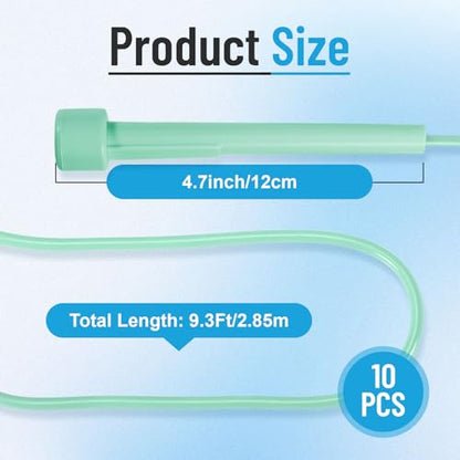 10 Pack Jump Ropes for Kids, Adjustable Jumping Ropes, 5 Colors