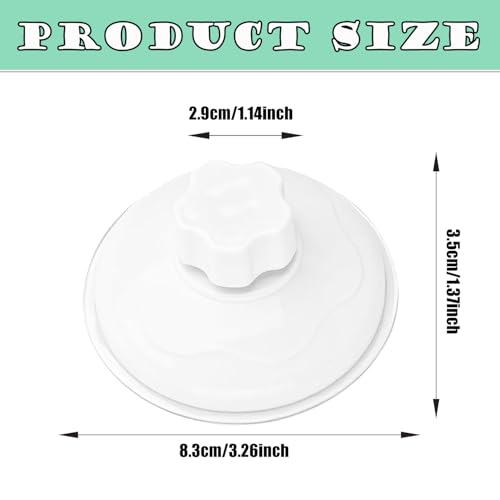 4 Pack Cat Window Perch Suction Cup, Strong Adhesive Replacement Suction Cup with Screws for Foldable & Cordless Cat Window Hammock Seat (Transparent, 85mm Plastic Screws)