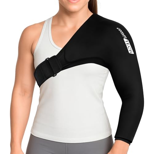 ComfiTECH Shoulder Arm Ice Pack Wrap for Pitchers, Flexible Ice Sleeve, M - size: Medium
