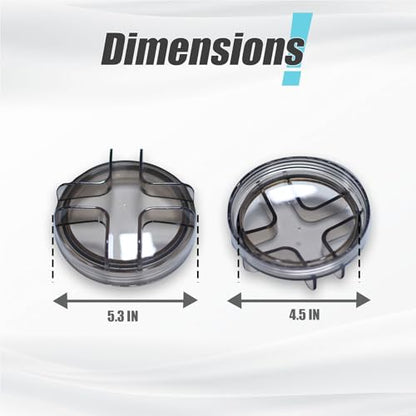 Pool Pump Strainer Lid w/ O-ring Kit for 12" Pool Sand Filter Pump 75110, Strainer Cover for 13" 16" Pool Filter System 0.25HP 0.35HP 0.75HP Above Ground Pool Pump 72717 75110 75131-V1 75131 71405HCK