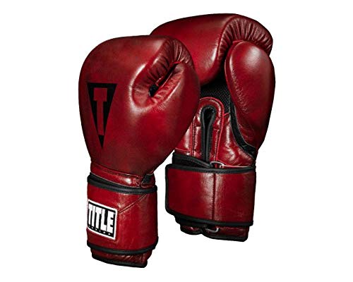 TITLE Boxing Blood Red Leather Bag Gloves - Boxing Gloves, Punching Bag Gloves, Kickboxing Gloves, Punching Gloves, Heavy Bag Gloves, Boxing Gloves Men, Boxing Gloves Women, Boxing Equipment - size: 12 oz