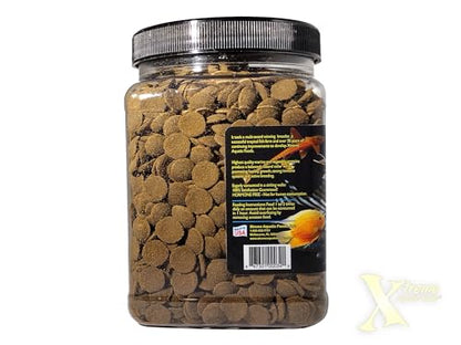 Xtreme Scrapers Wafers - Premium 14mm Fast-Sinking Fish Food – Nutrient & Cellulose Rich Ideal for Nocturnal Feeders, Catfish, Plecostomus Species, and Loaches – USA Farm Grown (18oz) - size: 1.13 Pound (Pack of 1)