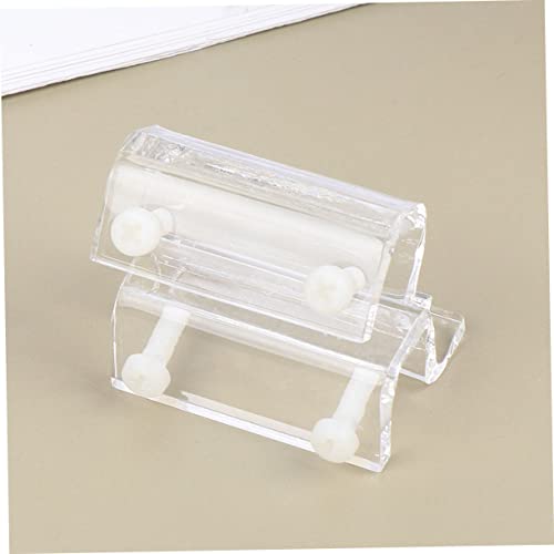 4pcs Aquarium Bracket Acrylic Support Tool for Fish Tank Cover Stable Easy to Install Compatible for Open Fish Tanks