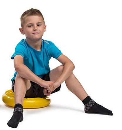 Wobble Cushion Balance Disc - Wobble Disc & Wiggle Seat, Balance Pads for Physical Therapy, Wobble Disk, Sensory Room Equipment - Wobble Seat - color: SET - 6 Pack Blue