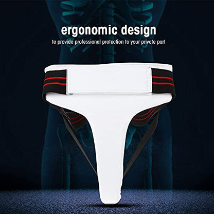 Women Groin Guard, Women Taekwondo Groin Guard Boxing Karate Jockstrap Sanda Crotch Protector - size: Large