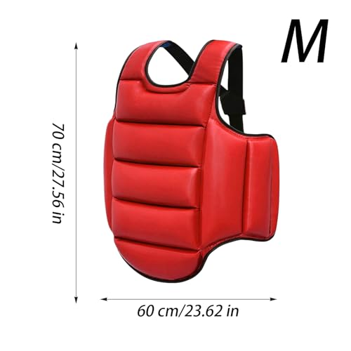 Boxing Chest Protector Kickboxing Belly Protector Guard | Body Protection Pad Breathable for Sparring Training Combat Sports Competition - size: Medium