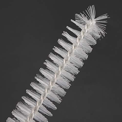 Stainless Steel Cleaning Brush Set with Hook for Fish Tank Aquarium Tube Bottle Cleaner, Pipe Brush Kit 2 Sizes 8in 11.5in