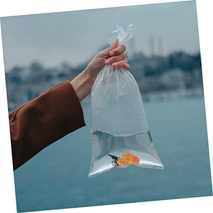 MAGICLULU 20PCS Aquarium Fish Packing Bags Oxygenated Transport Pouch for Goldfish Flat Angle Design for Live Fish Shipping - size: 30X60X0.1CM