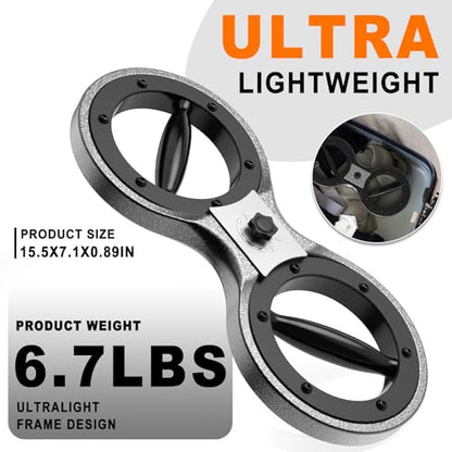Pro-Grade Rotator Machine - Adjustable Arm Trainer for Men & Women, 12lbs Silent Forearm Strengthener with Adjustable Resistance Resistance, Home/Gym Arm Workout Equipment for Boxing & Rehabilitation