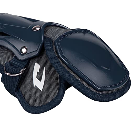 Champro Optimus Pro Catcher/Umpire Leg Guards - color: Navy, size: 13.5"