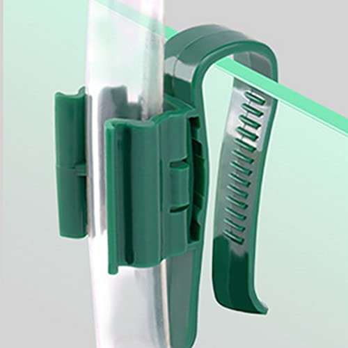 balacoo 4pcs Plastic Aquarium Clips for Fish Tank Hose Holder Multi-functional Fixing Clamps for Inlet Outlet Tubes Water Pipe Fixing
