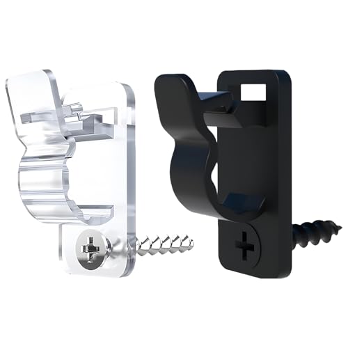 of 12 Common Cable Clip Holders Including Screws for Versatile Application on Different Materials Cable Management Clips with Screws for Secure Wire Organization