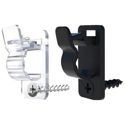 of 12 Common Cable Clip Holders Including Screws for Versatile Application on Different Materials Cable Management Clips with Screws for Secure Wire Organization
