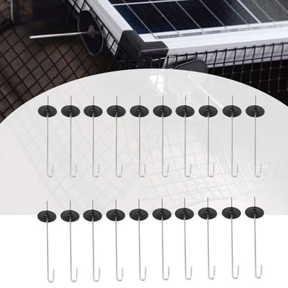 20Pcs Fasteners Clip Stainless Steel Versatile Household Easy to Install Clips