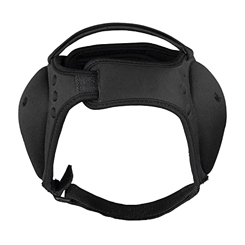Wrestling BJJ Grappling Headgear - Adjustable Ear Guard - Ultra Soft Ear & Head Guard - Adult & Youth - color: Black, size: Adult