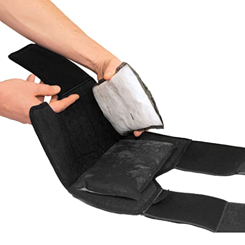 Universal Shoulder Compression Support – Hot and Cold Therapy System Adjustable Shoulder Brace with Direct Stick Packs & Dual Compression Straps – Breathable & Hypoallergenic Design - style: Shoulder