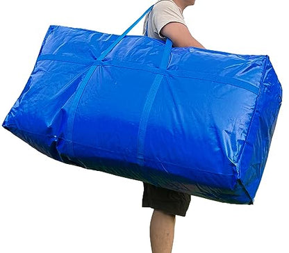 66 Gallon Extra Large Storage Bags, Huge Moving Bags Heavy Duty with Zipper and Stronger Handles, Big Foldable Duffle Bag for Travel - Waterproof Material Protects from Dust and Moisture - Storage
