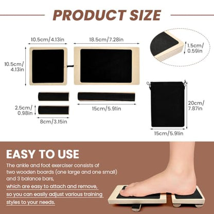 Ankle Balance Board Ankle Strengthener Exerciser for Sprained, Foot Strengthener Exerciser for Stability Exercises, Posture Correction, Balance Training