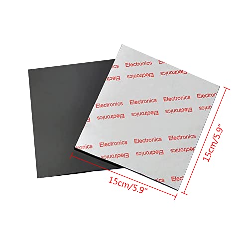 2 pcs Anti-Slip Pads Silicone Rubber Plastic Pads 3M Self-Stick Adhesive Non Slip Mats for Furniture Fixator Protector Mat (6x6inch)