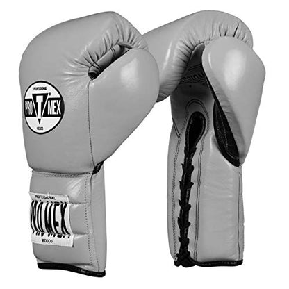 Pro Mex Pro Lace Training Gloves V 3.0 - color: Silver, size: 16 oz