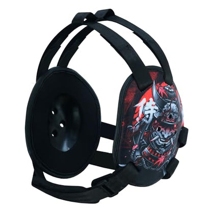 ROAR-INT BJJ Ear Guard New Easy to Adjust Design Wrestling Protective Headgear Wrestling Ear Guard MMA Jiu Jitsu - color: Samurai