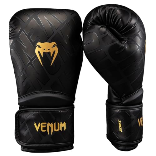 Venum Contender Boxing Gloves - color: Black/Gold, size: 10-Ounce, style: Contender 1.5 XT 3D