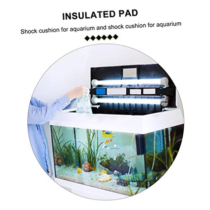 BESPORTBLE 5pcs Creative Non- Shockproof Pad for Fish Tank Insulation Absorption Mat Black for -Term Use Under Aquariums to Stability and Integrity