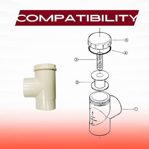 1.5 Inch Check Valve Seat Replacement Compatible With V20-069 | 316 Stainless Steel Seat Base | Compatible With Ortega Check Valve Parts 073503 - style: 1.5" Check Valve Seat 073503