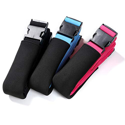 Fitness Stretch Strap - Adjustable Leg Stretch Band to Improve Body Flexibility, Premium Stretching Equipment for Exercise, Physical Therapy, Pilates Dance Gymnastics Cheerleading Training - color: rose