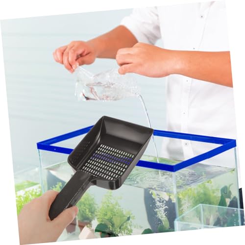 Toddmomy Fish Tank Sand Shovel Aquarium Cleaning Tool for Efficient Sediment Removal and Lightweight Design for Use Aquariums and Fish Tanks