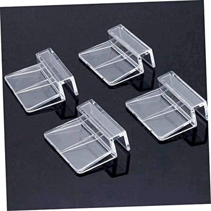 BESPORTBLE 20pcs Acrylic Support Bracket for Aquarium Cover Transparent Fish Tank Cover Frame Holder for Tank for Open and Reptile Habitats
